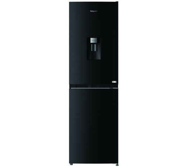 An image of HOTPOINT VitalCare HPKF 3241W XR4UK 50/50 Fridge Freezer - Black Steel