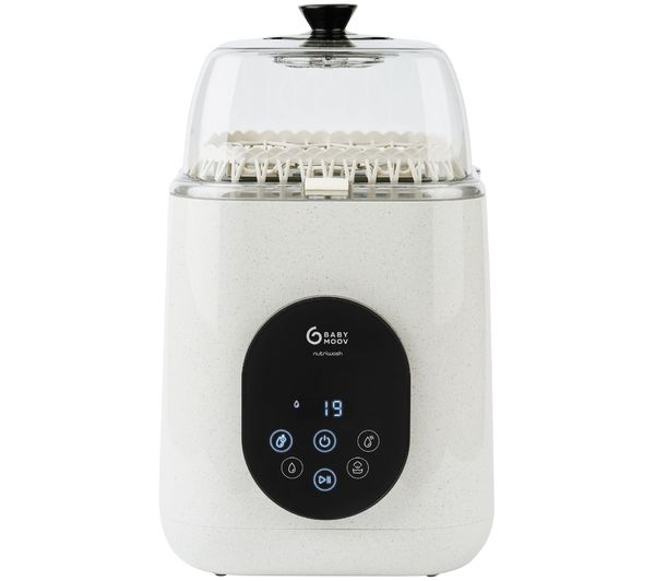 An image of BABYMOOV NutriWash 4 in 1 Bottle Washer & Steriliser - White