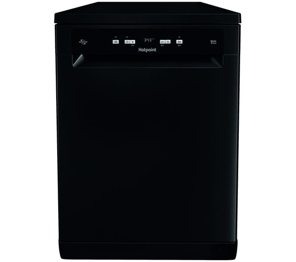 An image of HOTPOINT HP2FFC14BN6BUK Full-size Dishwasher - Black