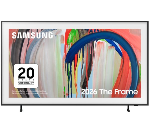 An image of SAMSUNG The Frame (2026) 65" QLED 4K Art Mode Smart AI TV with Slim Fit Wall Mount - QE65LS03H