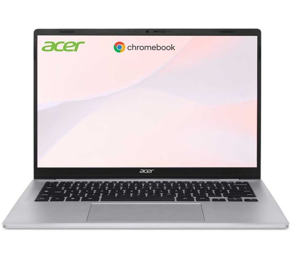 An image of ACER 314 14" Chromebook - MediaTek Kompanio 540, 128 GB eMMC, Silver