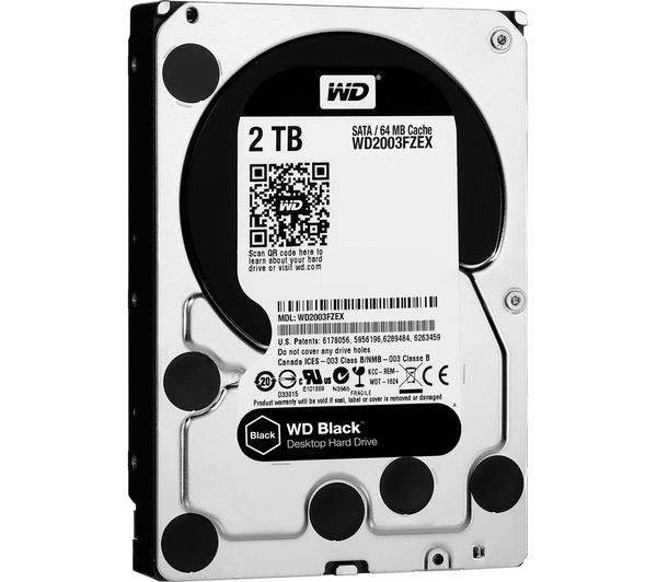 Buy Wd Black 3 5 Internal Hard Drive 2 Tb Free Delivery Currys