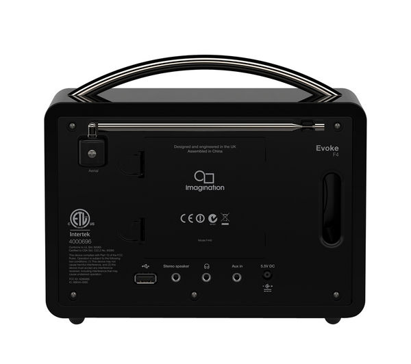 VL62044 PURE Evoke F4 DAB Bluetooth Radio Black Currys Business
