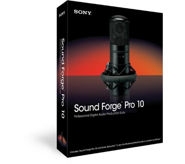 why is sony sound forge pro 10 unavailable