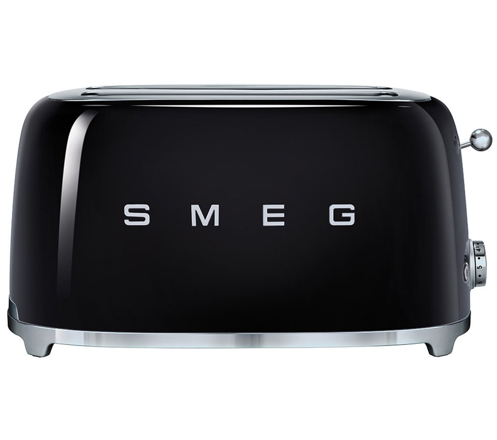 Buy SMEG TSF02BLUK 4Slice Toaster Black Free Delivery Currys