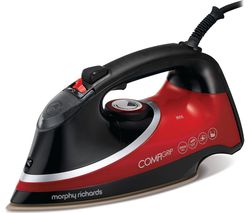 MORPHY RICHARDS Comfigrip 303118 Steam Iron - Black & Red