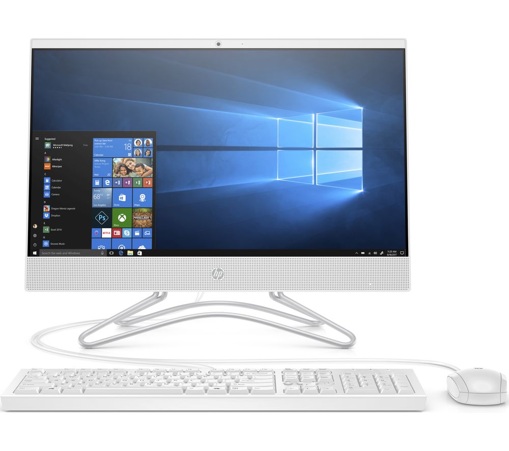 HP 22-c0014na 21.5″ Intel® Core i3 All-in-One PC – 1 TB HDD, White, White