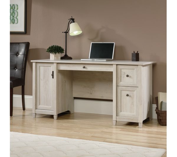 TEKNIK 5418793 Chalked Wood Computer Desk - Chestnut