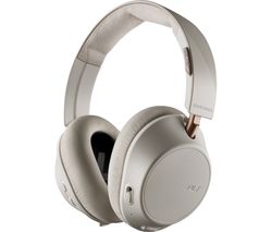 PLANTRONICS Back Beat Go 810 Wireless Bluetooth Noise-Cancelling Headphones - Bone White