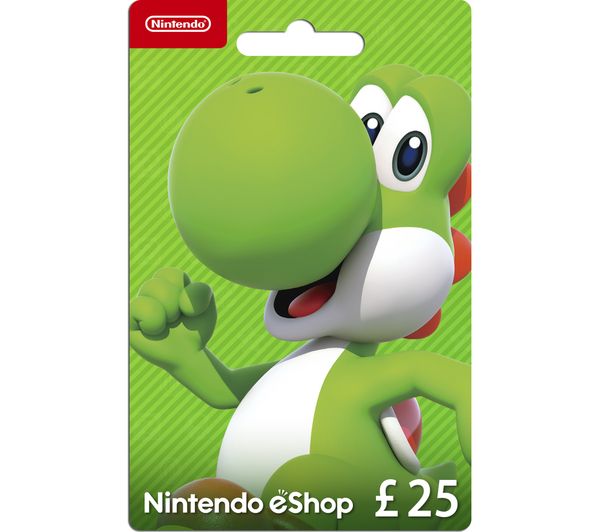 Nintendo Eshop Eshop Gift Card £25