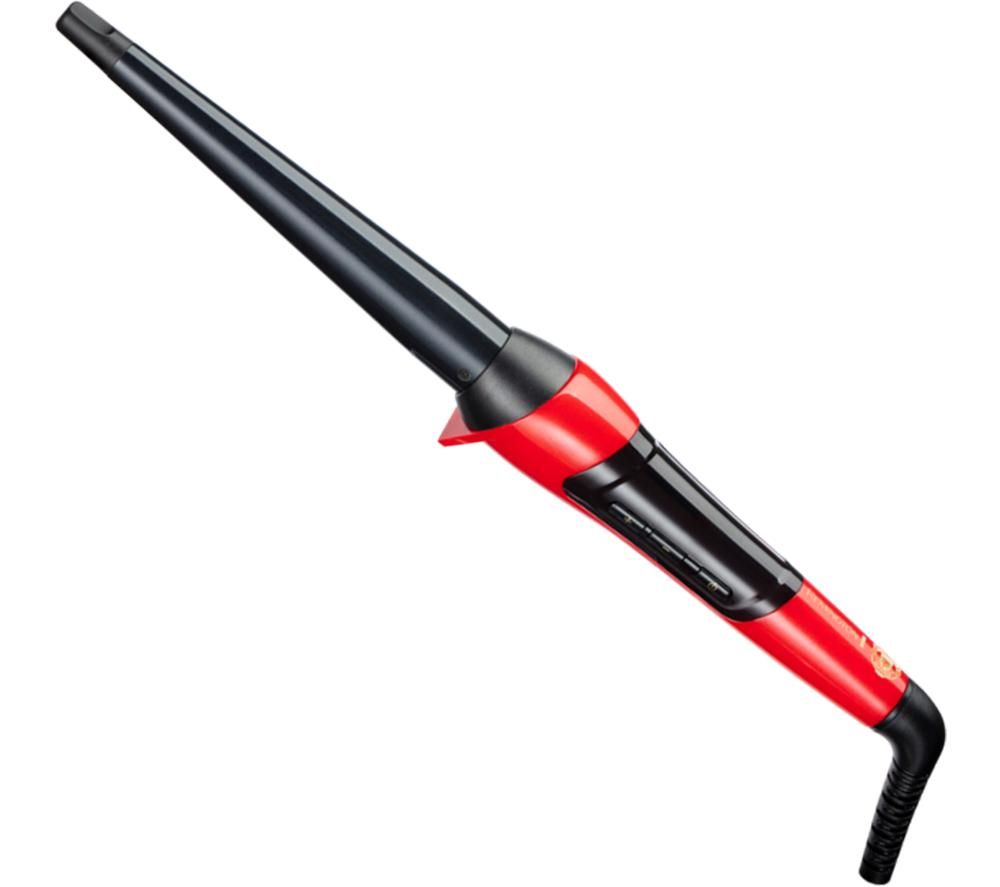 REMINGTON Manchester United Edition CI9755 Silk Curling Wand - Black & Red
