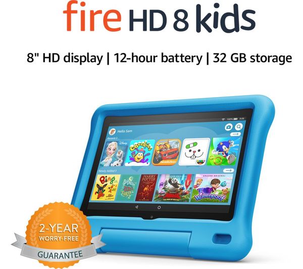 Buy Amazon Fire Hd 8 Kids Tablet 32 Gb Blue Free Delivery Currys