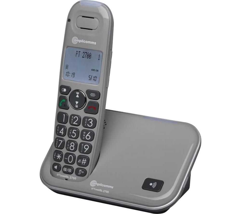 PowerTel 2700 Cordless Phone - Grey & White