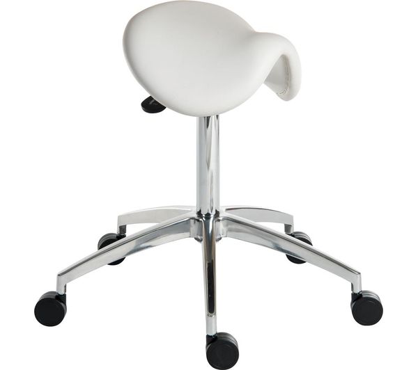 Teknik 6926wh Polyurethane Tilting Perch Chair White