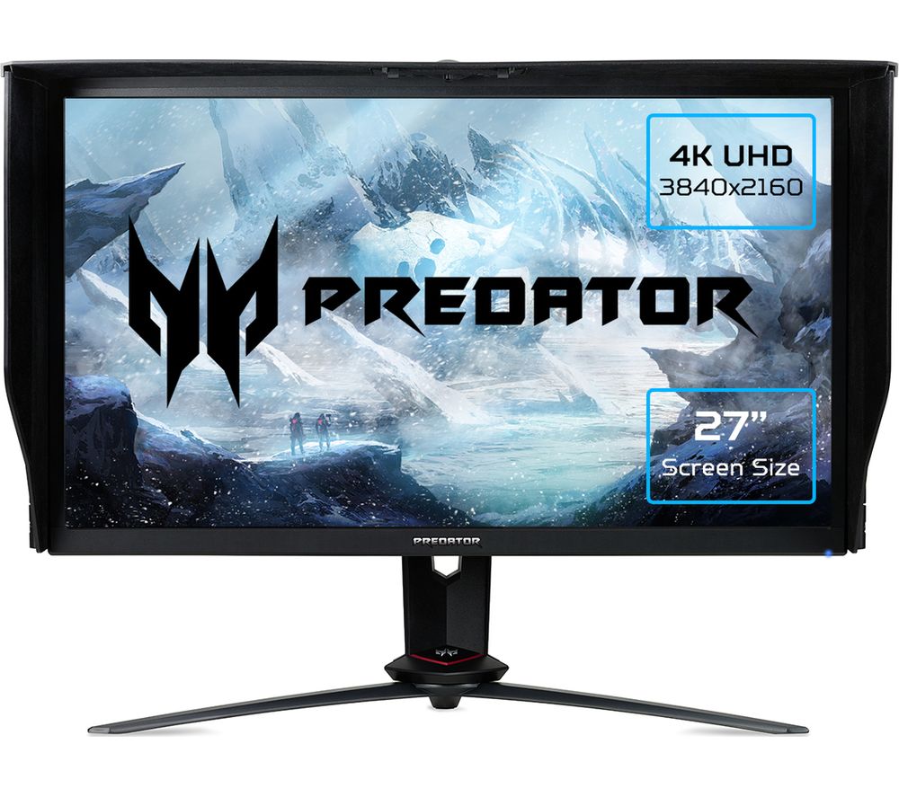 ACER Predator XB273KGP 4K Ultra HD 27 IPS Gaming Monitor - Black, Black