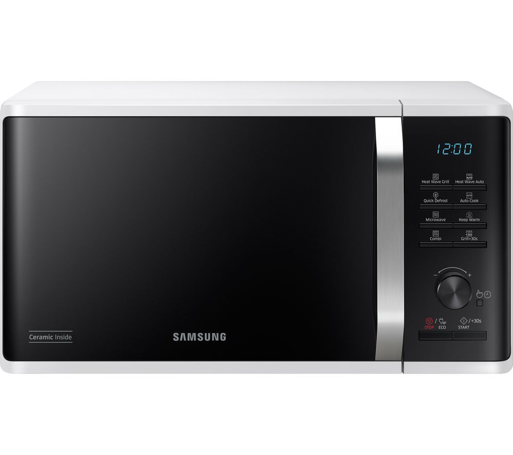 SAMSUNG Heat Wave MG23K3575AW Microwave with Grill - White, White
