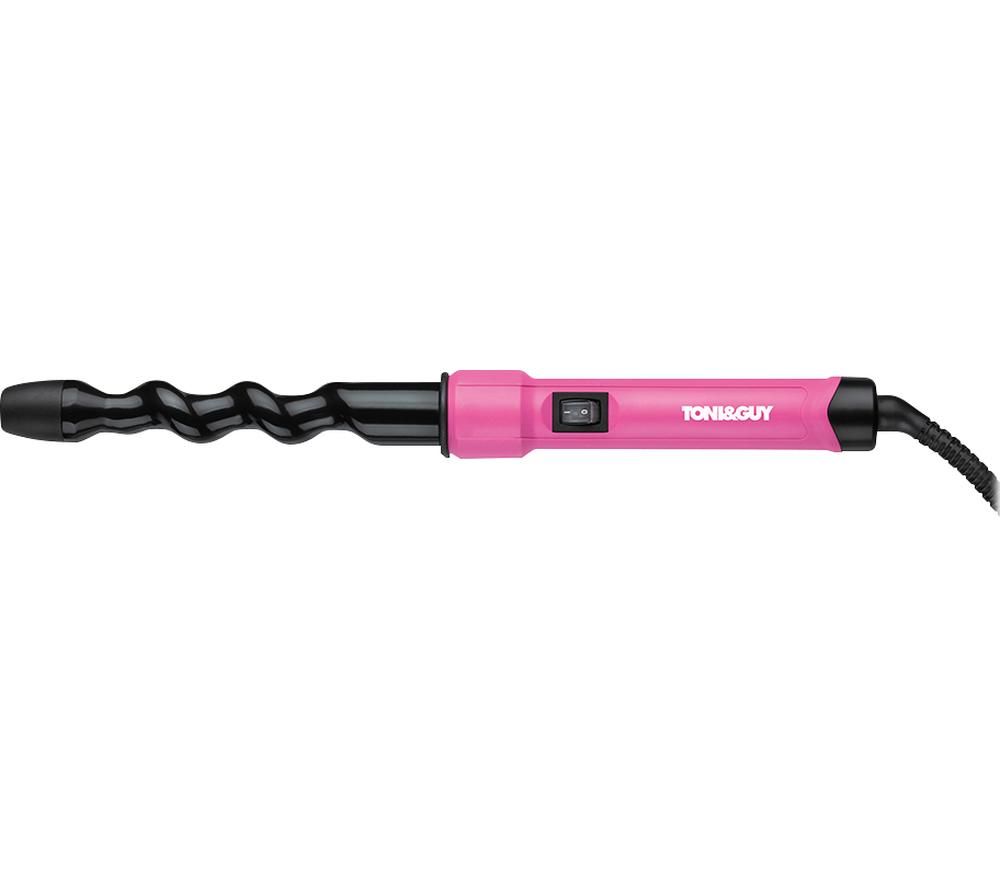 TONI & GUY Curl Squad TGIR1932UK Hair Spiral Curling Tong - Pink, Pink