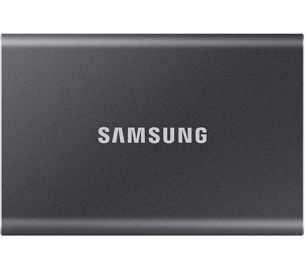 Image of SAMSUNG T7 Portable External SSD - 500 GB, Grey