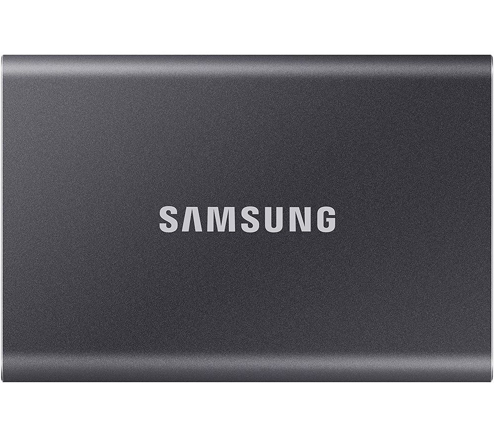 SAMSUNG T7 Portable External SSD - 500 GB, Grey