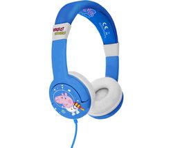 PP0777 Peppa Pig Rocket George Kids Headphones - Blue