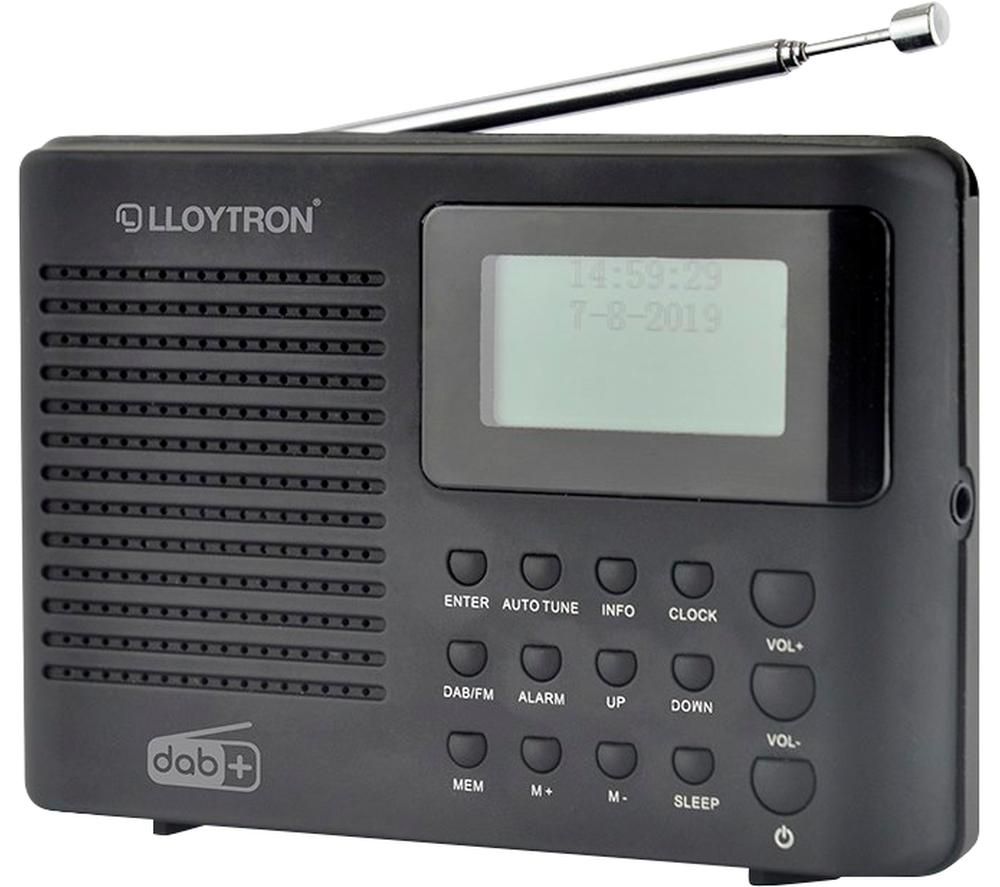 LLOYTRON N5201BK-A Portable DAB+/FM Radio - Black