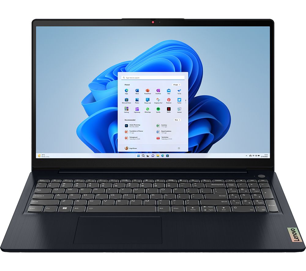 IdeaPad 3 15.6" Laptop - AMD Ryzen 3, 128 GB SSD, Blue