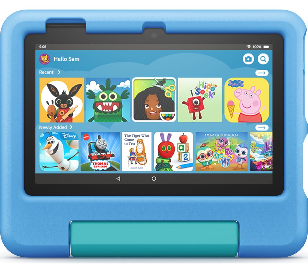 Fire 7 Kids (ages 3-7) Tablet (2022) - 16 GB, Blue