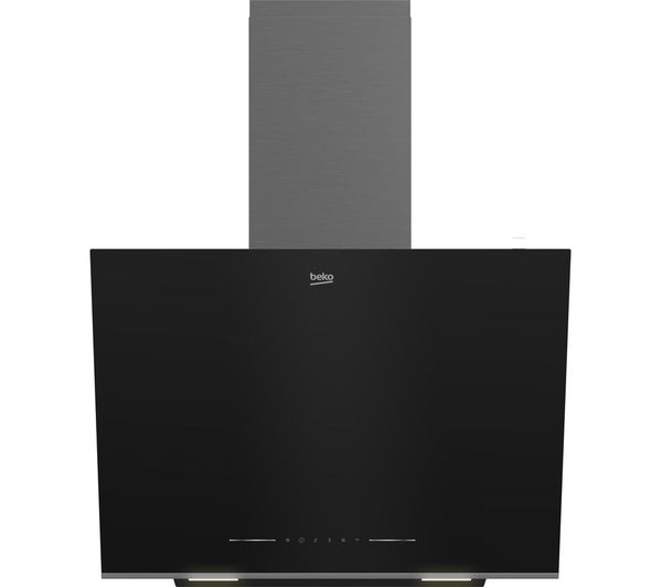 Image of BEKO BHCA66341BBH Chimney Cooker Hood - Black
