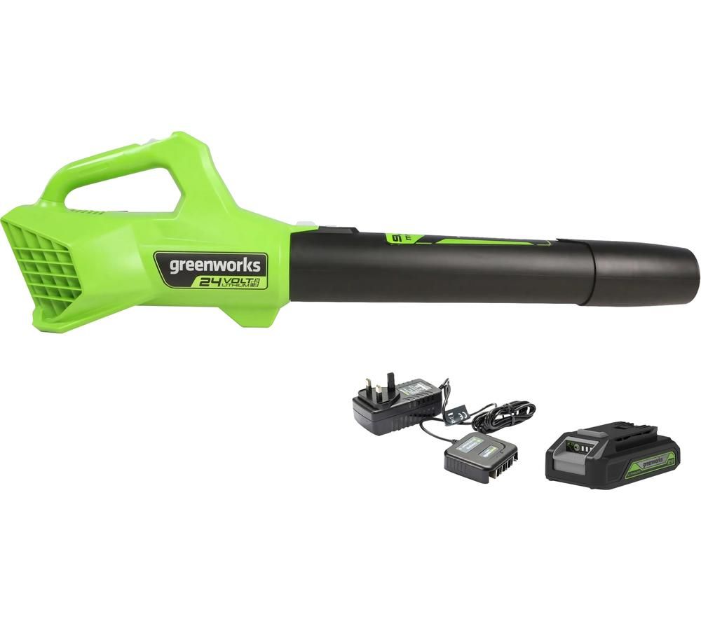 GWG24ABK2 Leaf Blower with 1 Battery - Black & Green