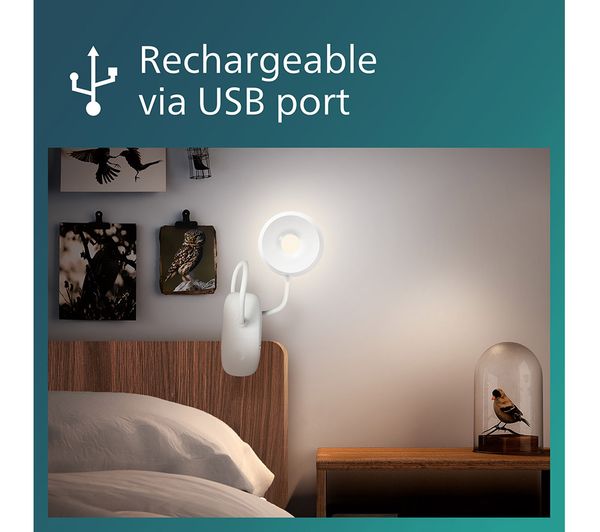 871951439687600 PHILIPS Donutclip DSK201 LED Desk Lamp Pink