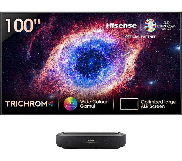Image of HISENSE 100L9HTUKD Smart 4K Ultra HD HDR Laser TV with Amazon Alexa