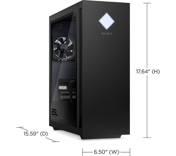 HP OMEN 25L Gaming PC - Intel® Core™ i7, RTX 4060 Ti, 1 TB SSD
