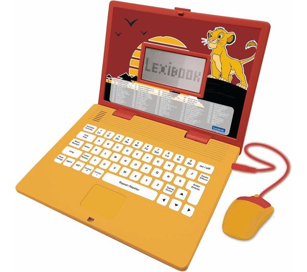 Lexibook Bilingual French English Educational Laptop The Lion King