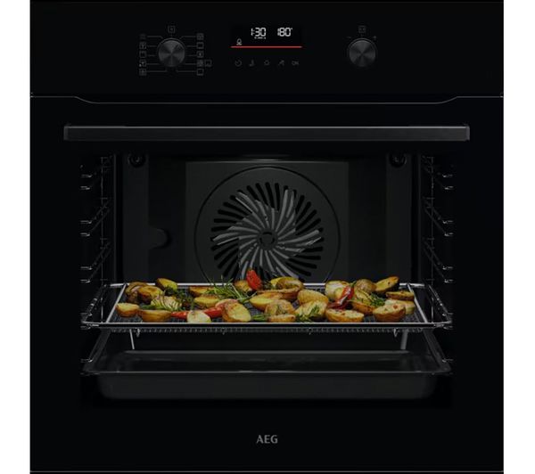 Aeg 6000 Sensecook Os6pb50ak Electric Pyrolytic Oven Black