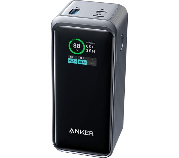 Anker Prime 20000 Mah Portable Power Bank Black