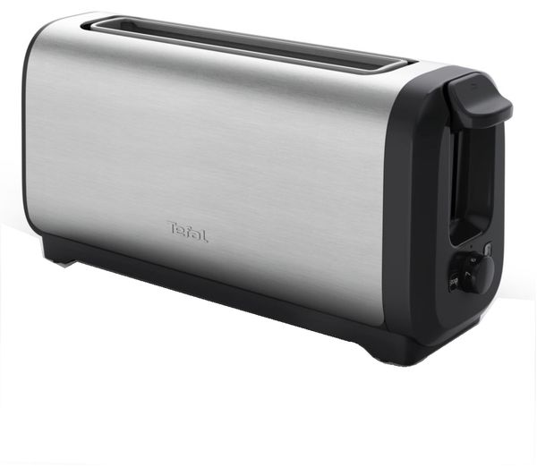 An image of TEFAL Subito TL5S0DG0 Long Slot Toaster - Stainless Steel