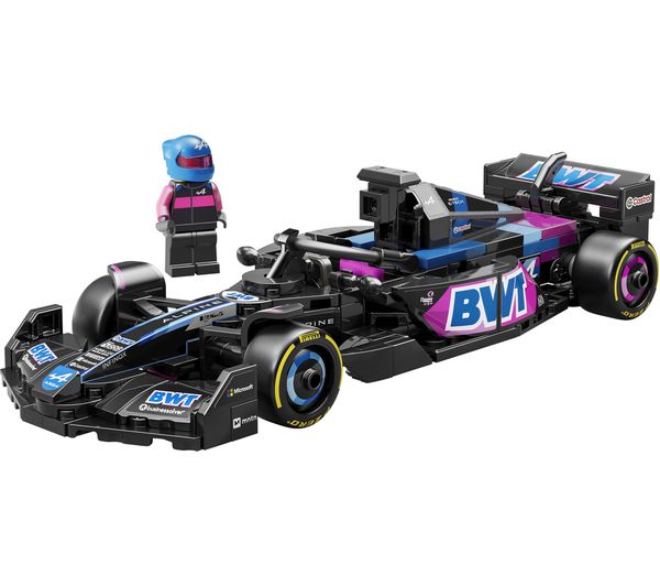 An image of LEGO Speed Champions 77248 BWT Alpine F1 Team A524 Race Car Set