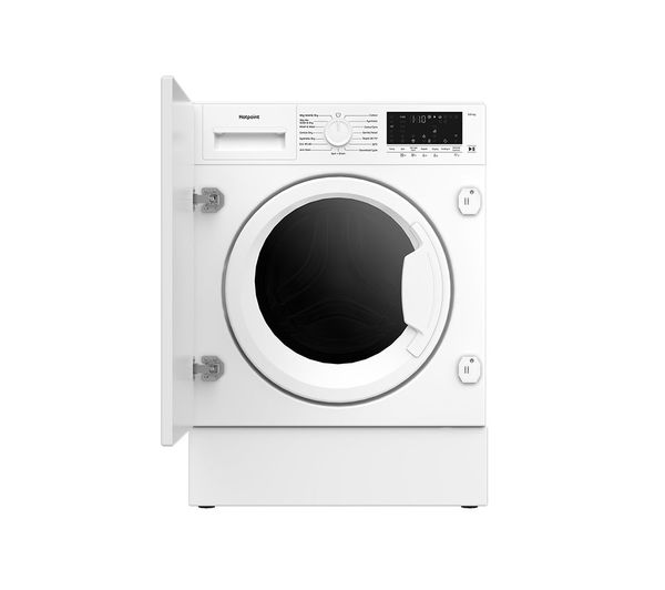 An image of HOTPOINT BIWD961486UK Integrated WiFi-enabled 9 kg Washer Dryer - White
