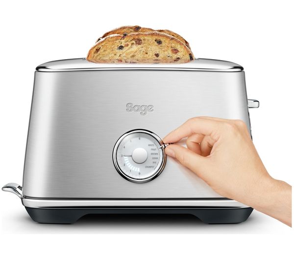 An image of SAGE The Toast Select Luxe BTA735BSSUK 2-Slice Toaster - Stainless Steel