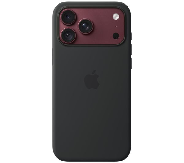 An image of APPLE iPhone 18 Pro Max Silicone Case with MagSafe - Black