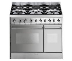 SMEG C92DX8 Dual Fuel Range Cooker - Stainless Steel