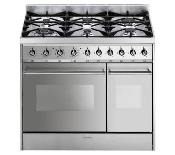 SMEG  C92DX8 Dual Fuel Range Cooker - Stainless Steel, Stainless Steel