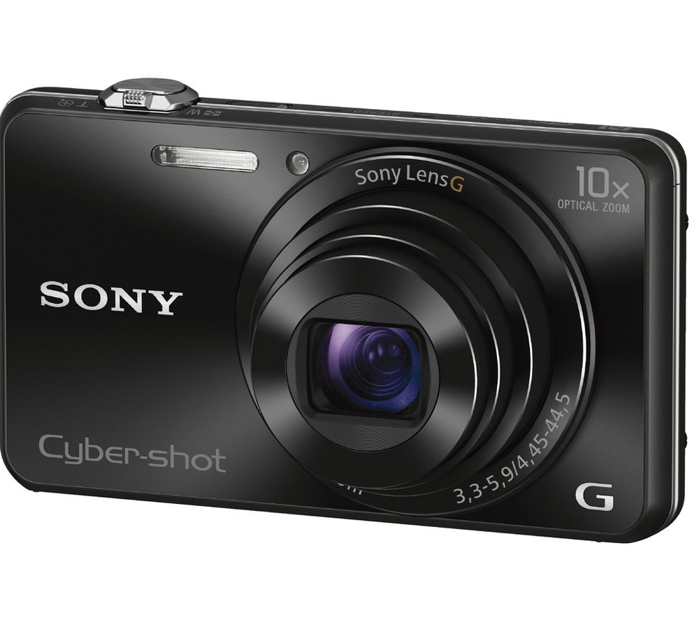 SONY Cyber-shot DSC-WX220B Compact Camera – Black, Black