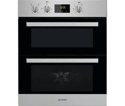 INDESIT Aria IDU 6340 IX Electric Built-under Double Oven - Stainless Steel