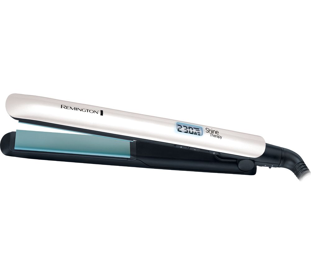 REMINGTON S8500 Morrocan Oil Shine Therapy Hair Straightener - Blue & Black