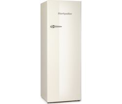 MONTPELLIER MAB340C Tall Fridge - Cream