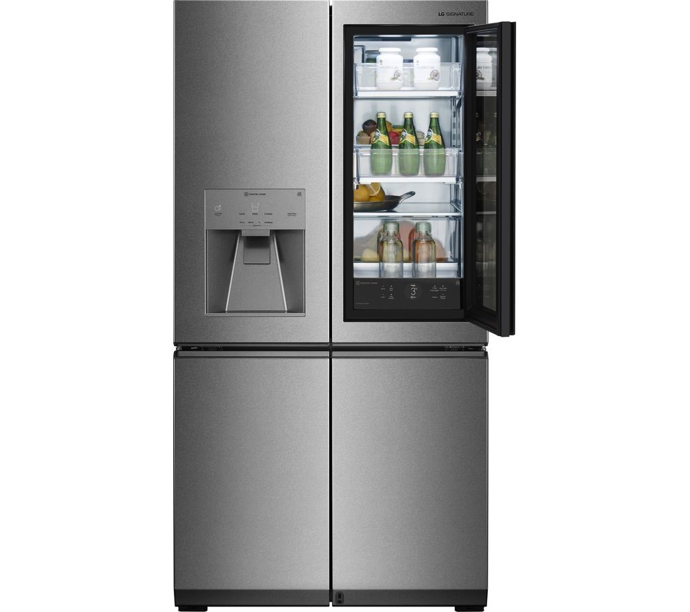 LG Signature LSR100 Smart 60/40 Fridge Freezer Stainless Steel Fast