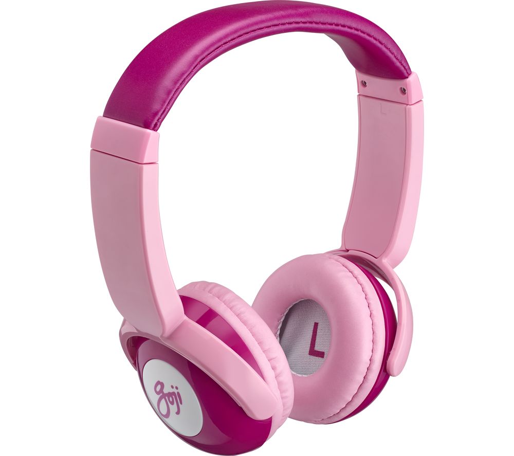 pink headphones