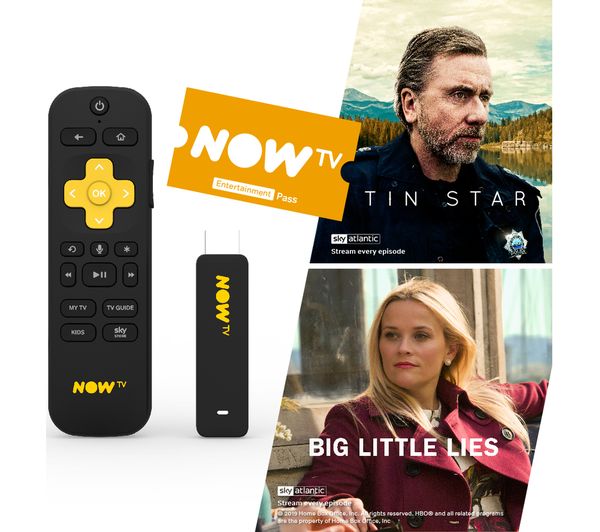 NOW TV Smart Stick with 2 Month Entertainment Pass