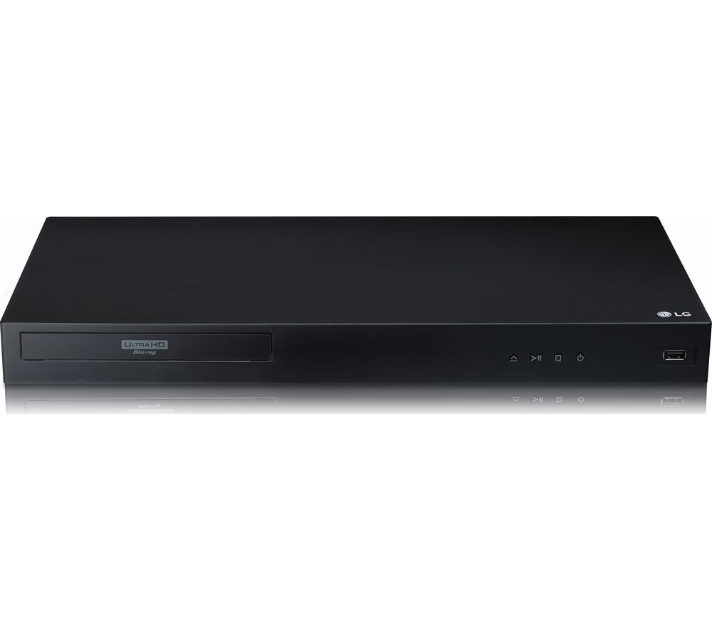 Our Ultimate LG UBK80 4K Ultra HD HDR Bluray & DVD Player, Black